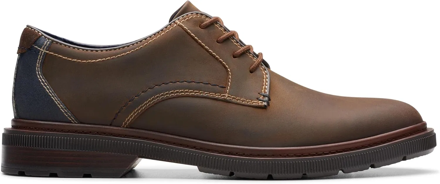 Мужские туфли Clarks Howard Over, Beeswax Leather. — фото 2