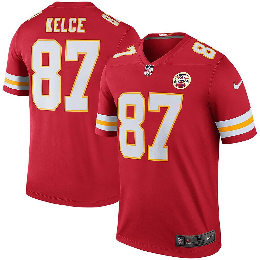 

Мужская красная майка Nike Travis Kelce Kansas City Chiefs Legend, цвет Chf Red