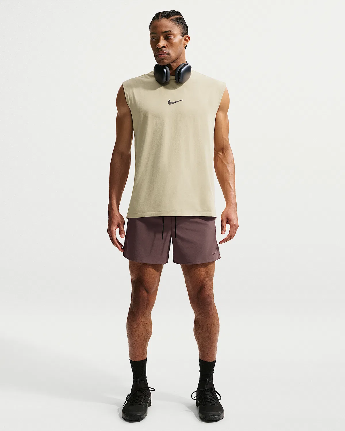 Мужские шорты Nike Unlimited Dri-FIT 5" без подкладки, Tattoo/Black/Tattoo