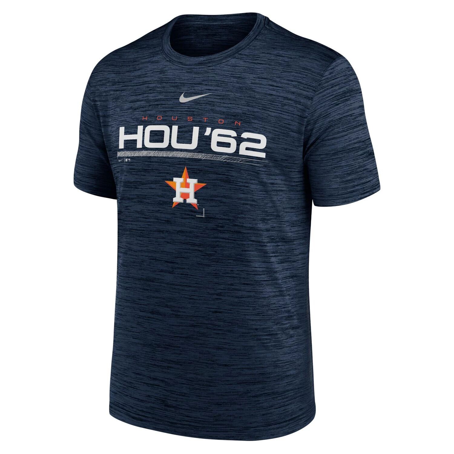Мужская темно-синяя футболка Houston Astros с надписью Velocity Performance Nike — фото 2