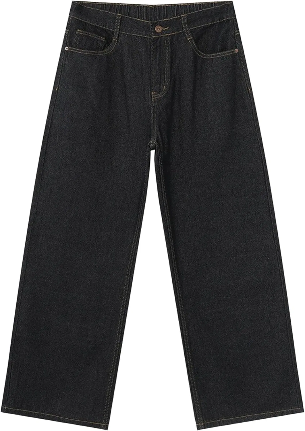 Джинсы классические свободные High Street Casual, синие