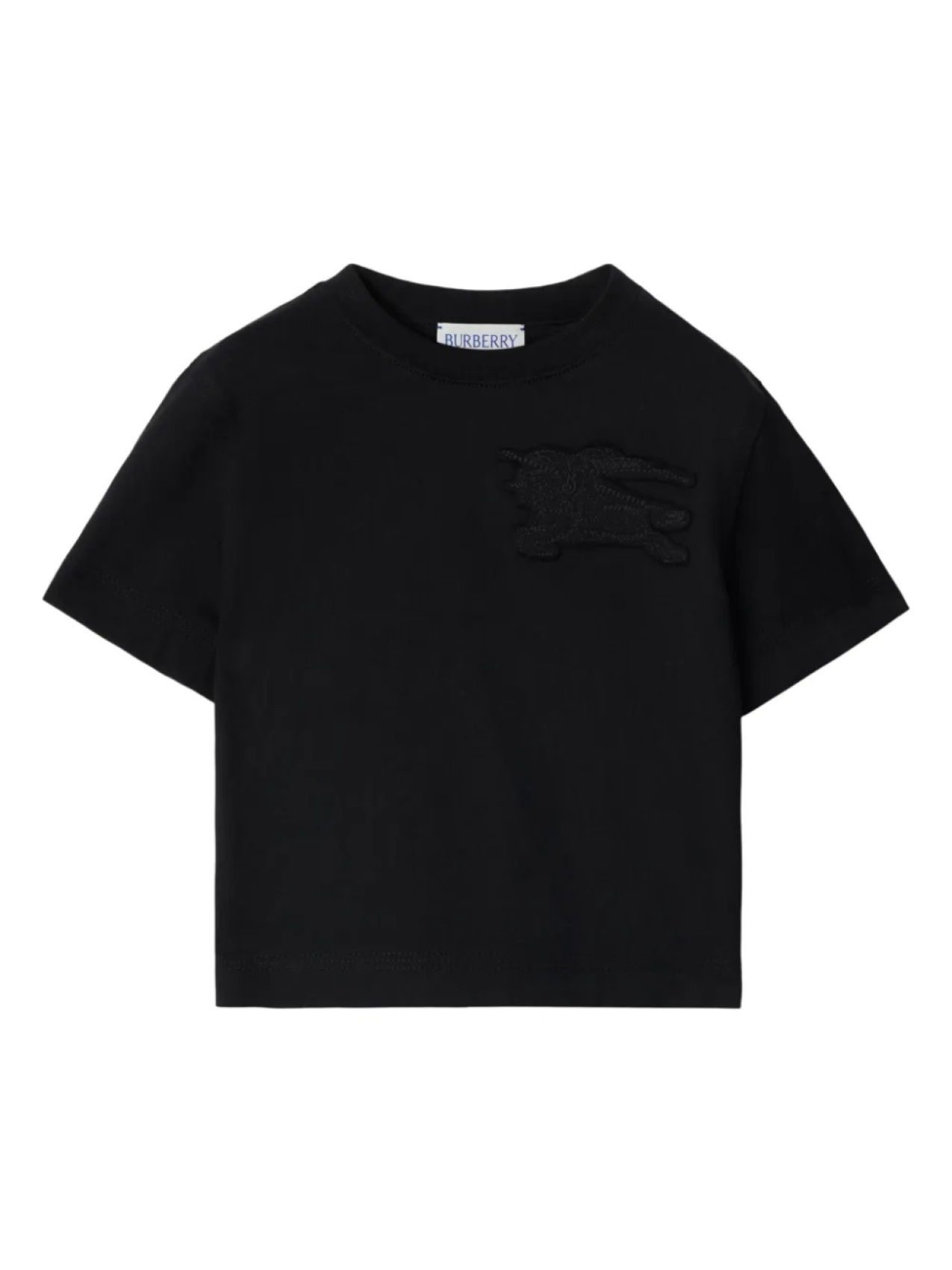 

Футболка с аппликацией Equestrian Knight Burberry Kids, черный