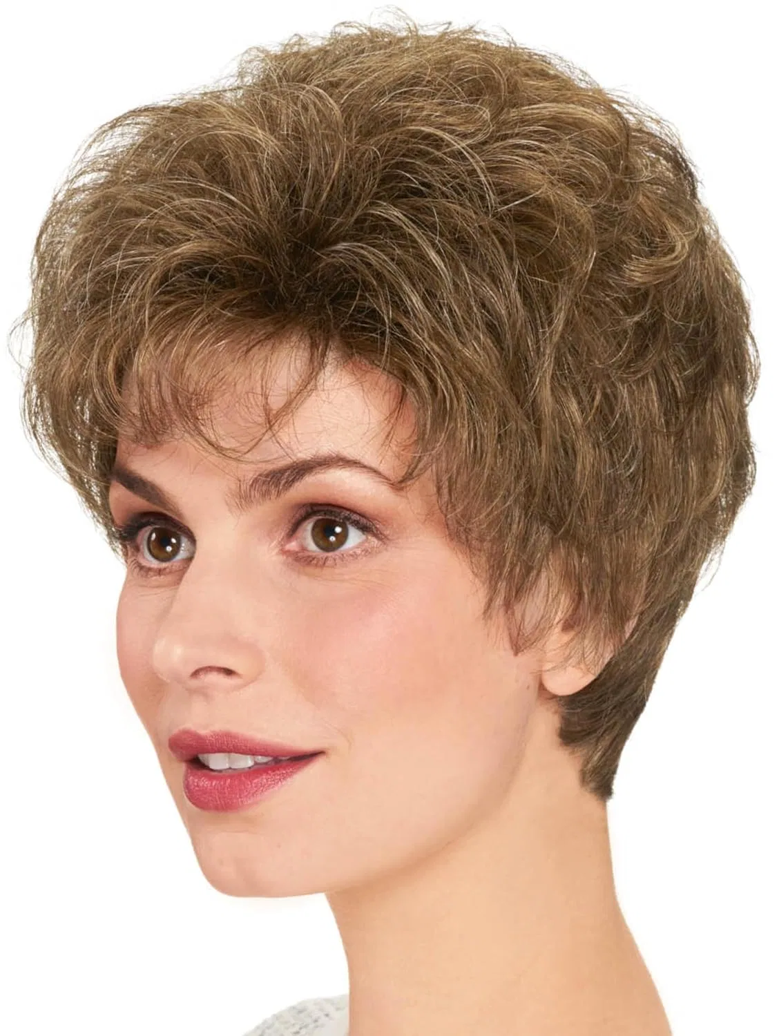 Парик «Sofie» из высококачественных синтетических волос от Lofty Lofty, Dark/Honey Blonde Mixed — фото 2
