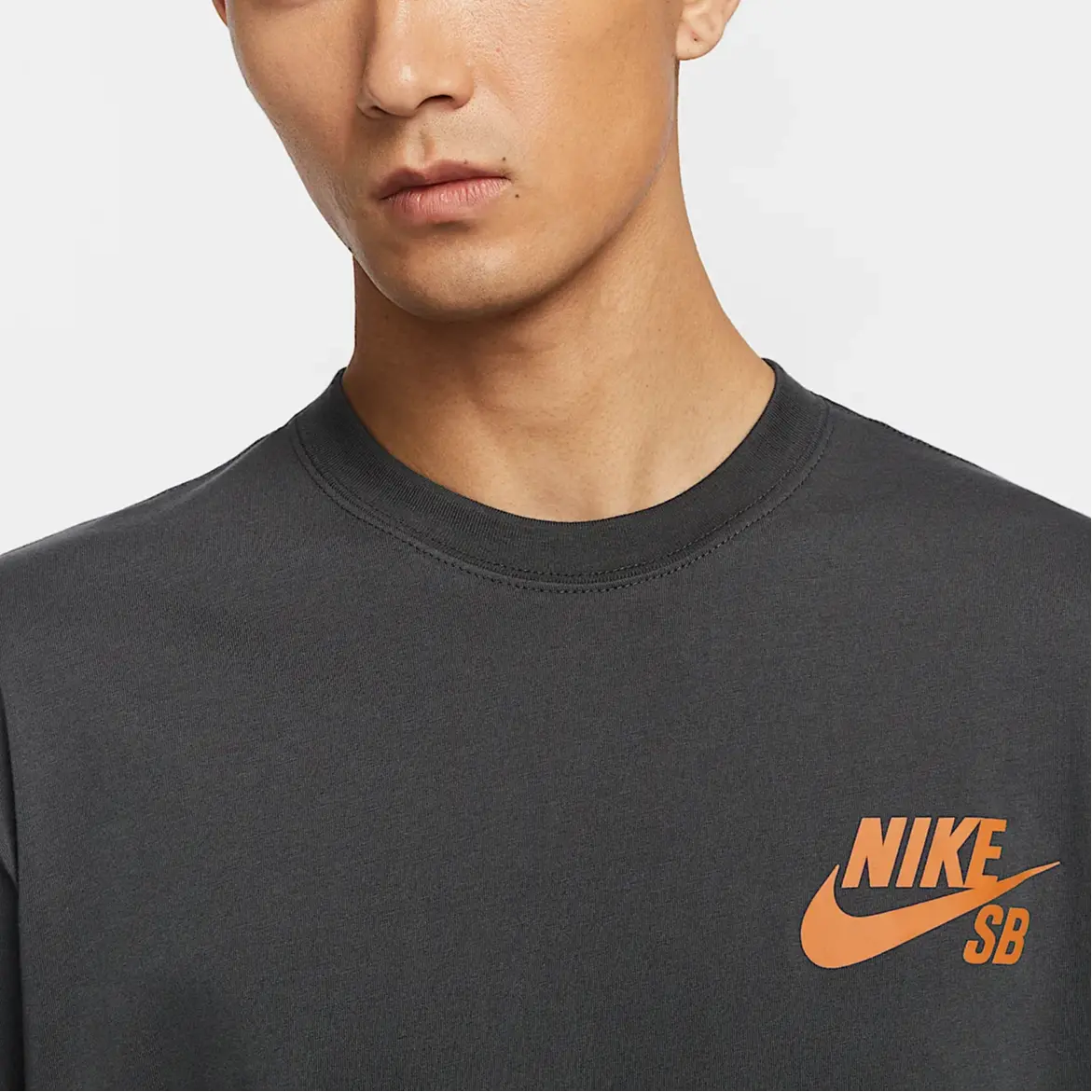 Футболка Men's Dark Smoke Gray Nike, серый — фото 4