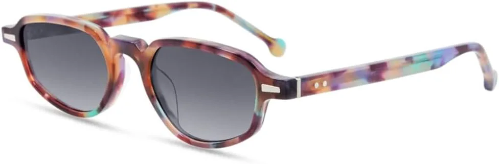 

Солнцезащитные очки в стиле ретро 2027 года, маленькая оправа, из ацетата, для женщин и мужчин, защита от УФ-излучения UV400, для активного отдыха MTZJH, C4