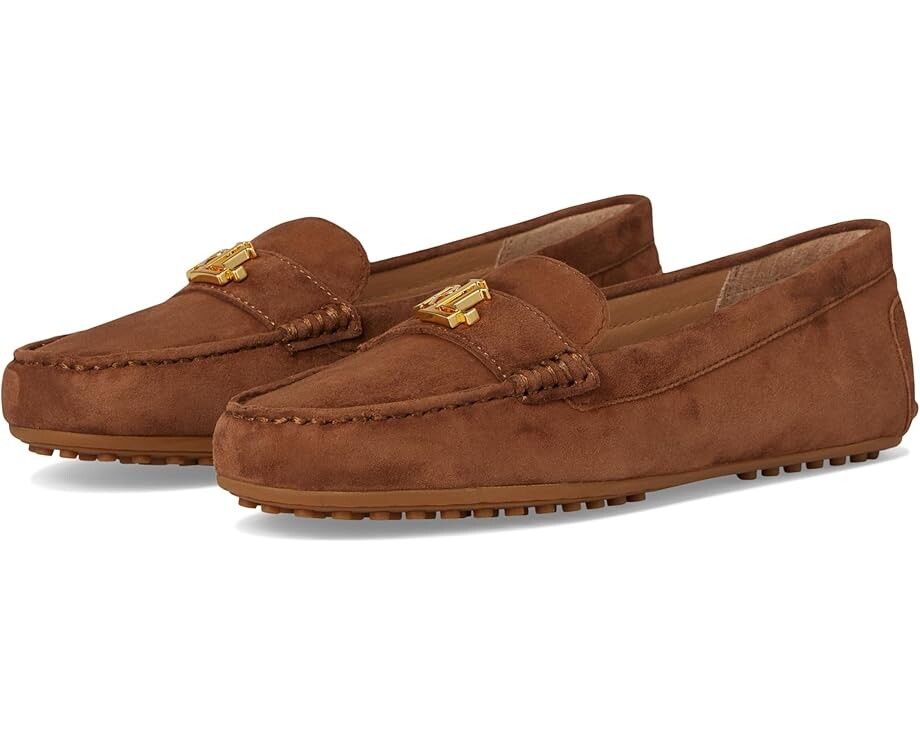 

Лоферы Lauren Ralph Lauren Barnsbury Suede Loafer, цвет Tobacco