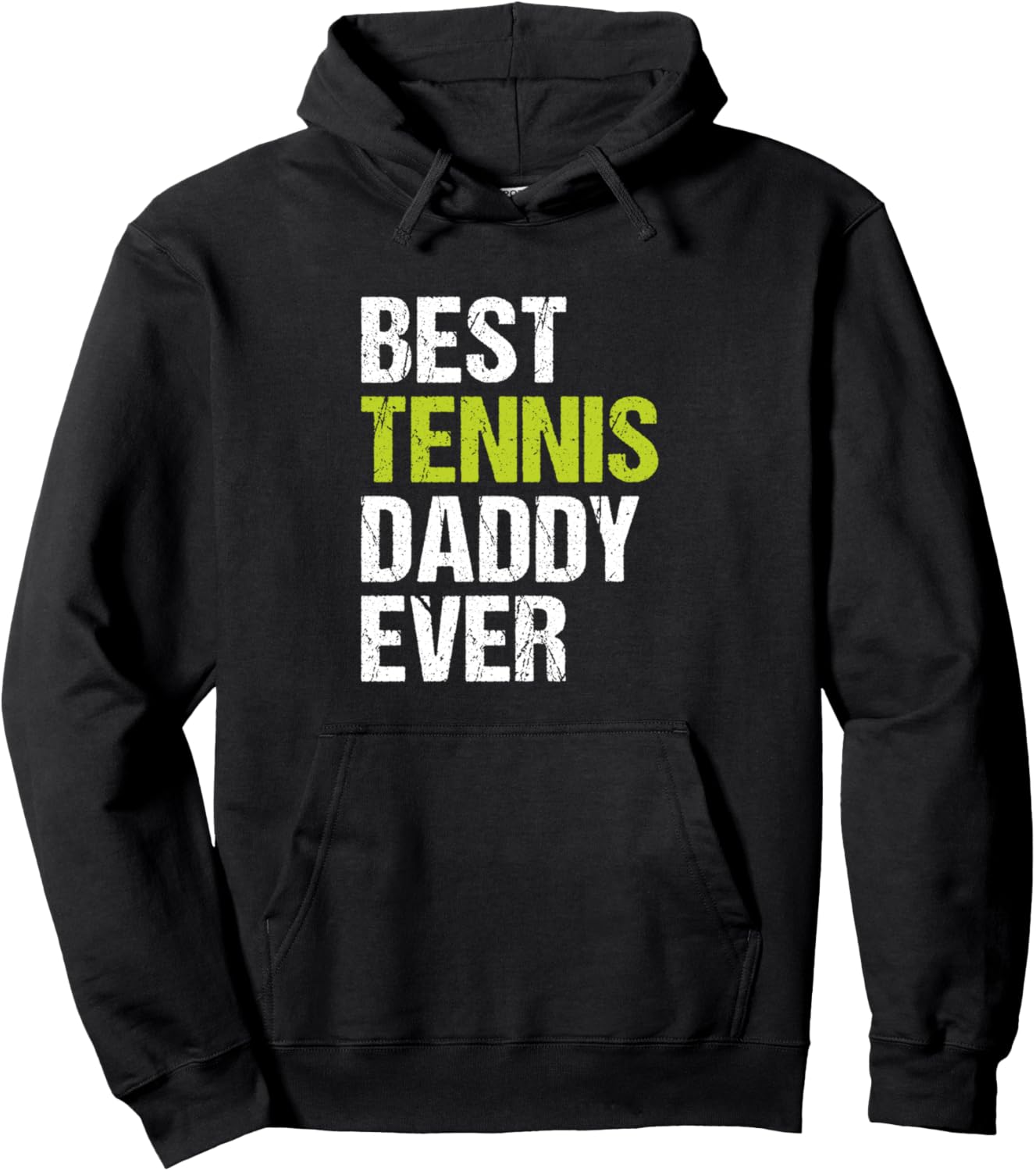 

Лучший папа-теннисист на свете - Худи с надписью Папа-теннисист Tennis Daddy Tennis Player, черный