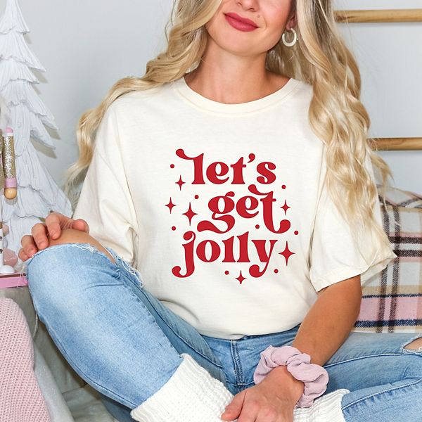 

Футболка Whimsical Let's Get Jolly с эффектом окрашивания Simply Sage Market, Ivory, Зеленый, Футболка Whimsical Let's Get Jolly с эффектом окрашивания Simply Sage Market, Ivory