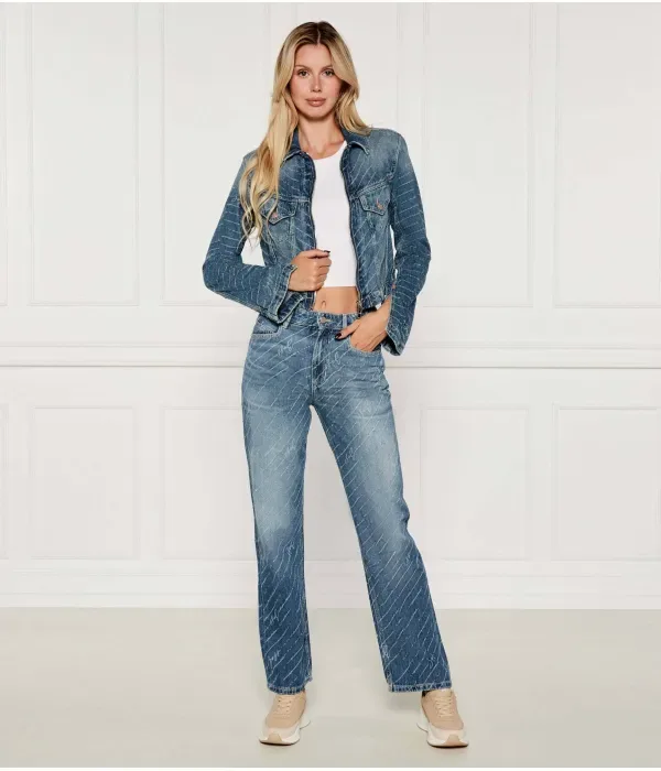 C_Dnm ZP TRCK джинсовая куртка cropped fit Boss Orange, синий — фото 2