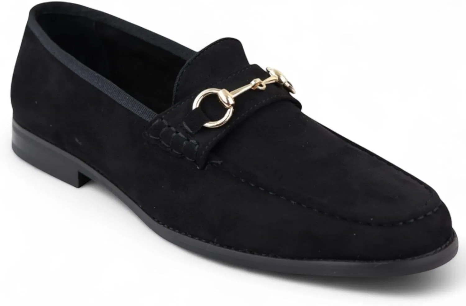 Мокасины мужские замшевые Dolcetto Moccasin, Black Infinity Leather — фото 2