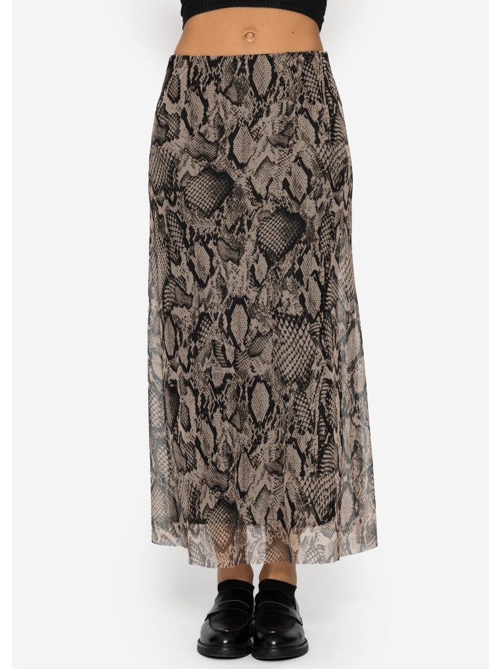 

Юбка длиной до колена SASSYCLASSY, коричневый