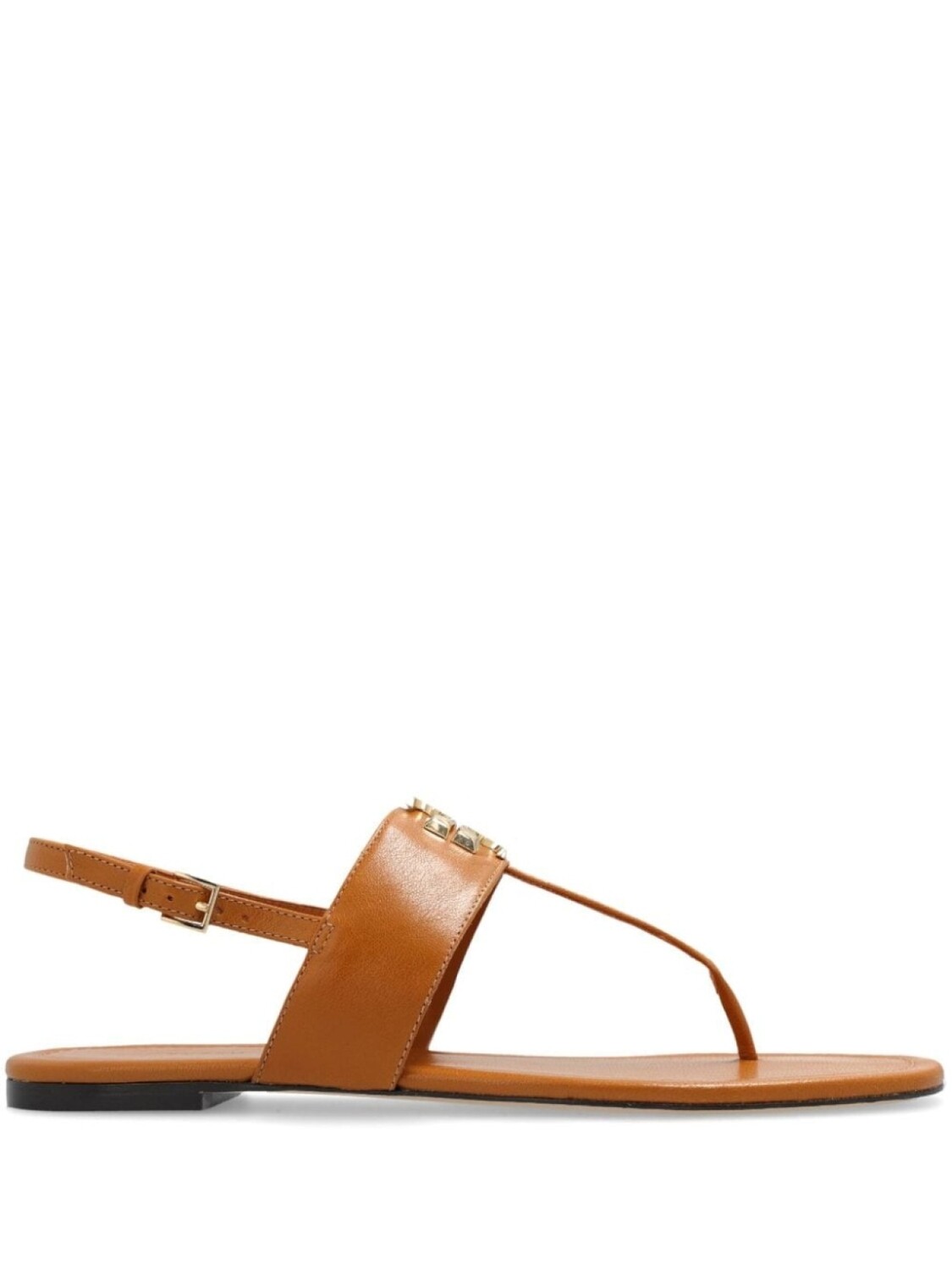 

Tory Burch сандалии Eleanor с Т-образным ремешком, коричневый