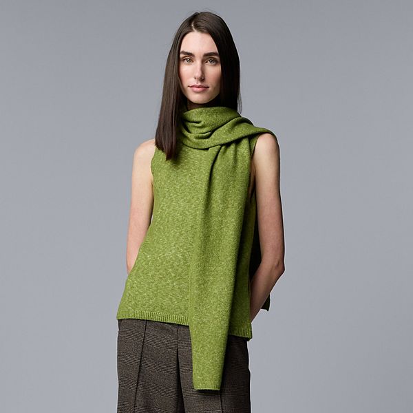 

Женский шарф-свитер Simply Vera Vera Wang, Rapid Green