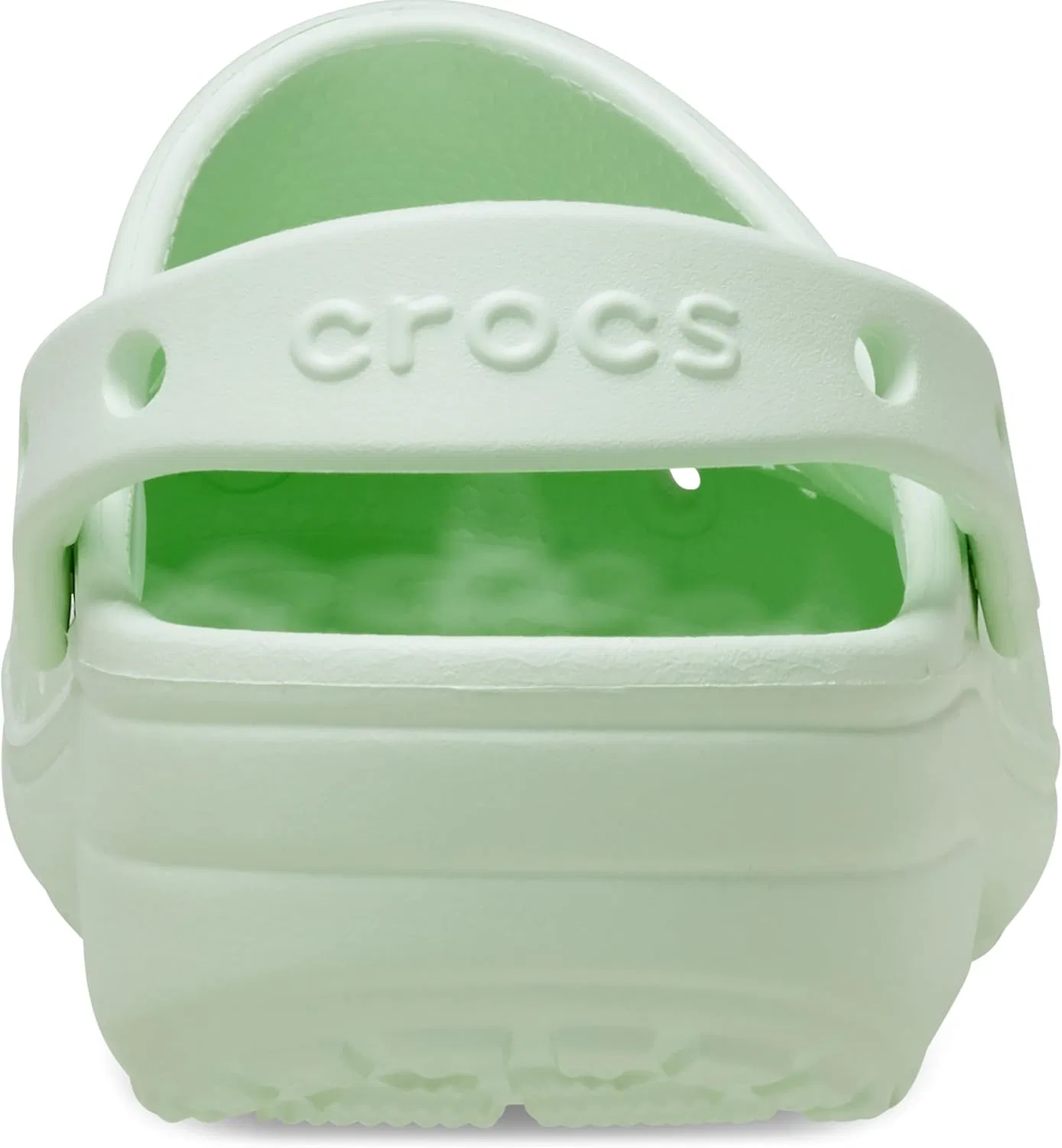 Классические сабо Crocs с цветочным принтом и вырезом, Jade Tint — фото 3