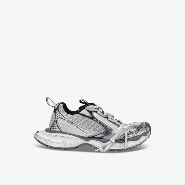 

Кроссовки 3xl из сетки с тисненым логотипом Balenciaga, серебряный, Серый, Кроссовки 3xl из сетки с тисненым логотипом Balenciaga, серебряный