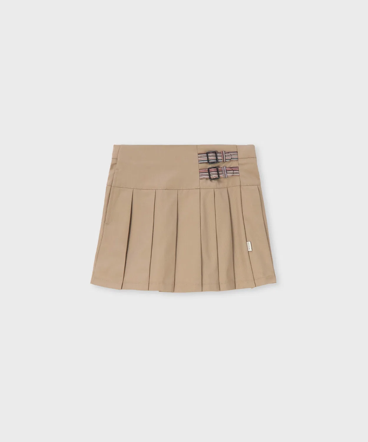 Детская плиссированная юбка с принтом Paul Smith JUNIOR, Beige