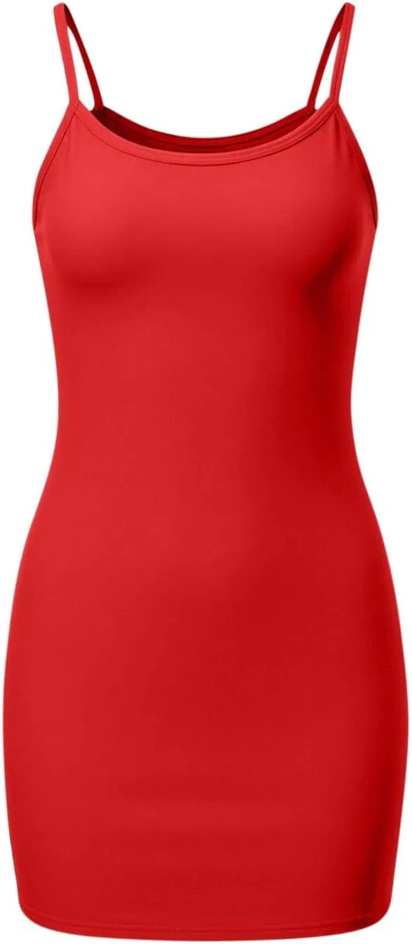 Женское мини-платье с открытой спиной, силуэт bodycon, на тонких бретелях, красное — фото 4