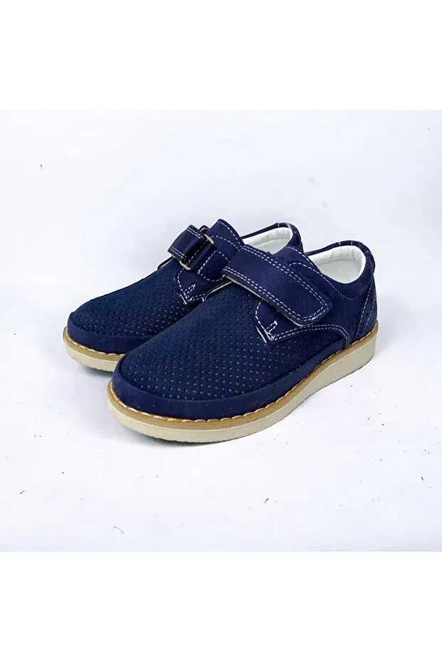 Детские туфли для мальчиков ортопедические Patik Bebe, Navy Blue — фото 2