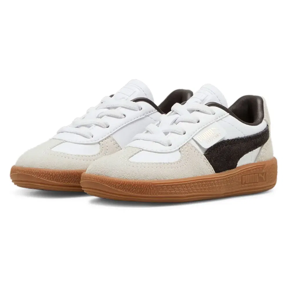 Детские кроссовки для девочек из кожи Palermo Lth AC Puma, White