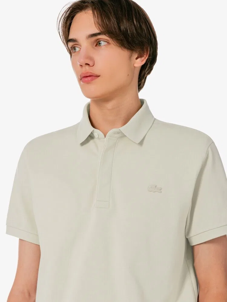 Футболка поло LACOSTE PARIS, Beige — фото 2