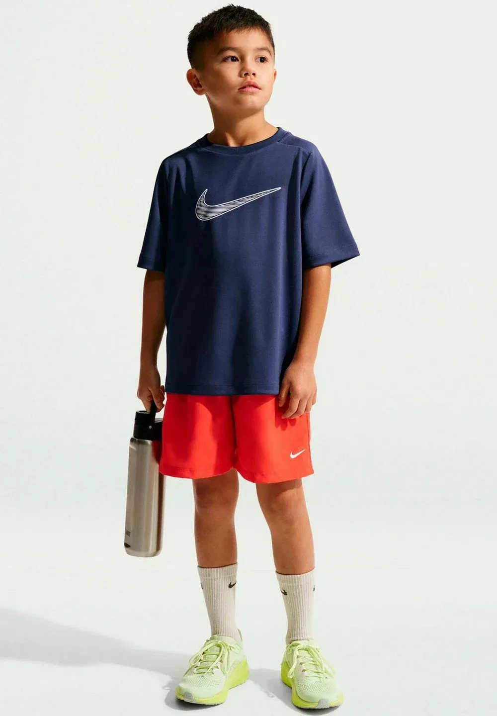 Футболка b nk df multi ss top hbr - футболка с принтом Nike Performance, Midnight Navy White