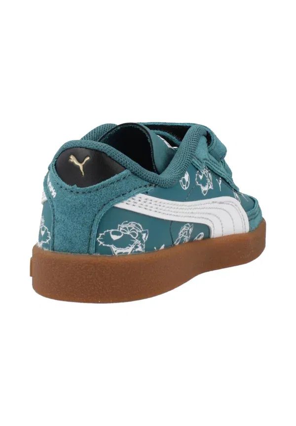 Кроссовки с застежкой-липучкой Club era super vinf Puma verde, зеленый — фото 3