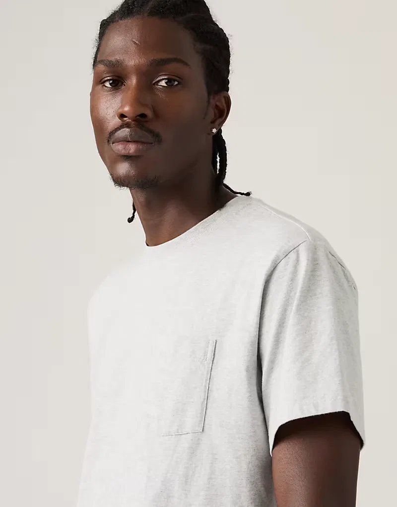 Футболка Levi's Essential с карманом, нейтрального — фото 3