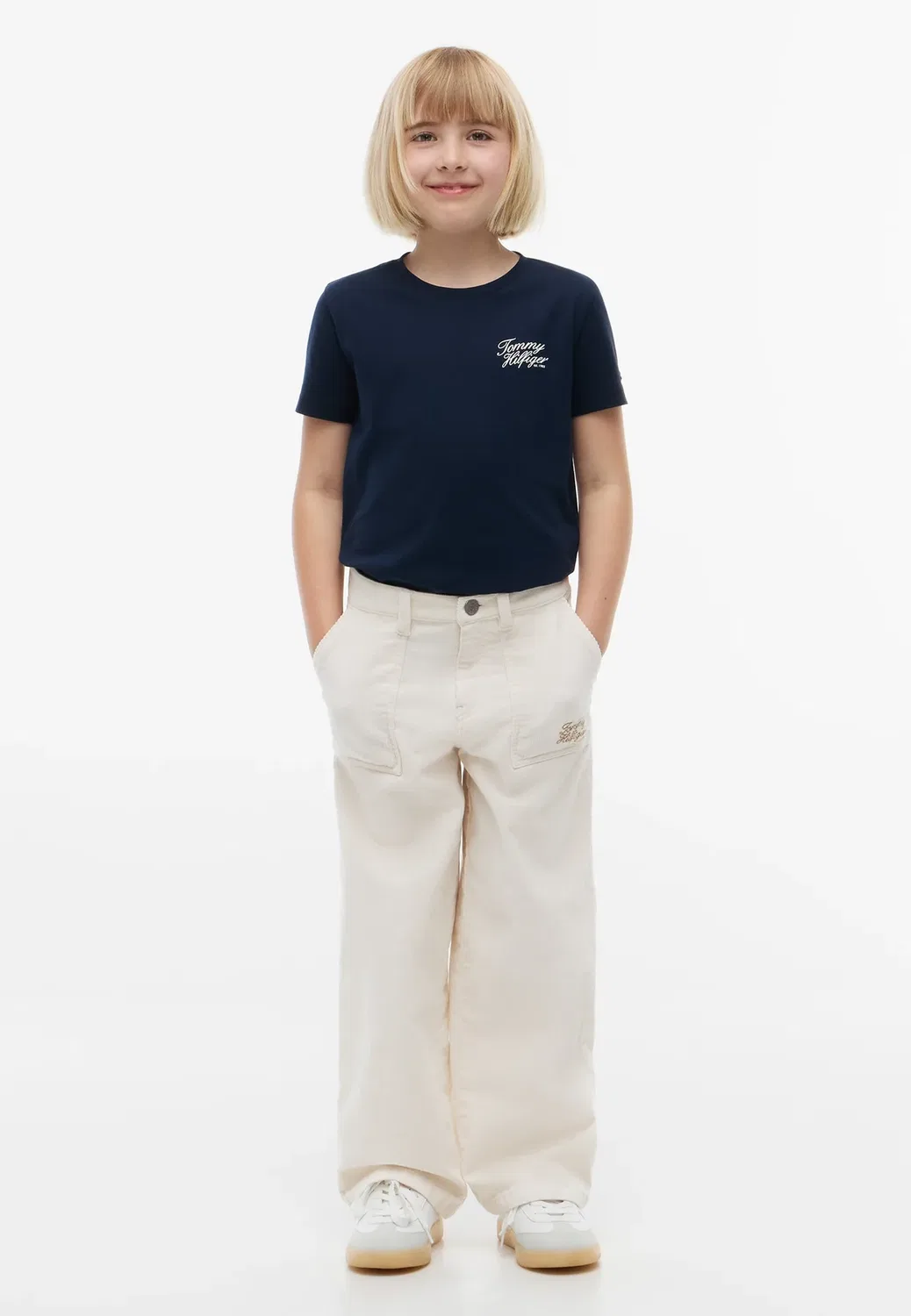 Футболка с надписью - базовая футболка Tommy Hilfiger, Dark Blue — фото 2
