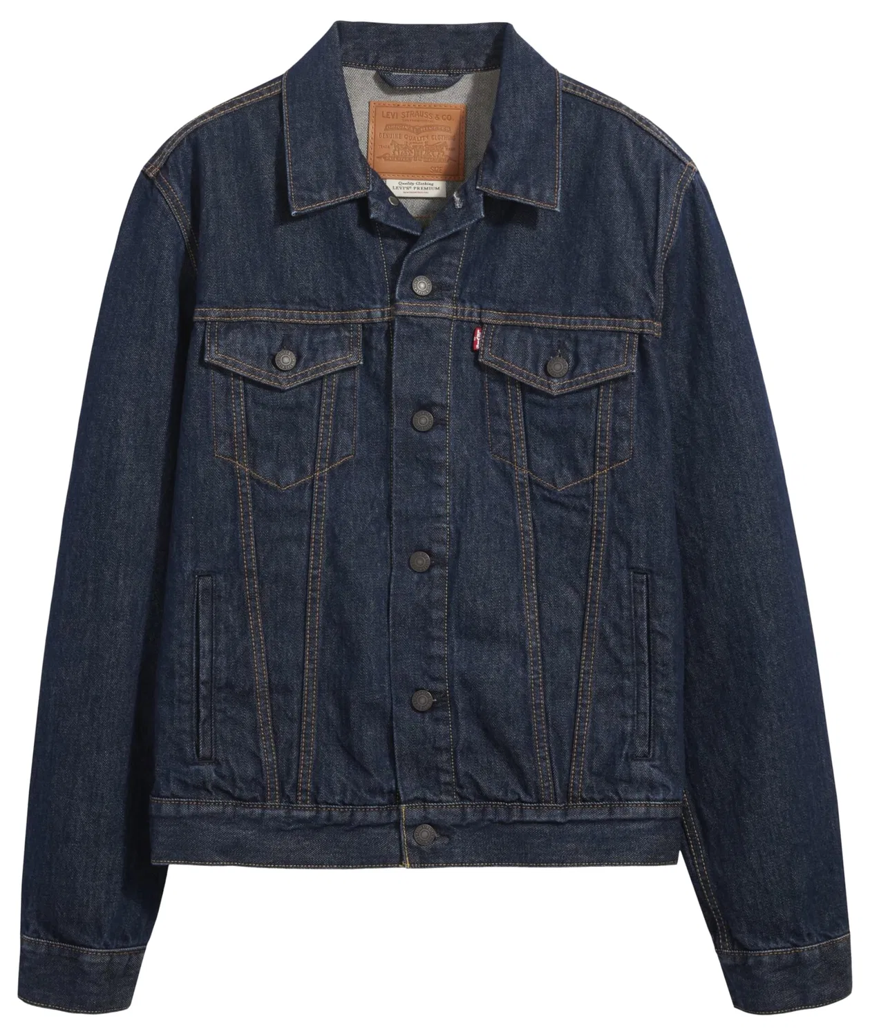 Мужская куртка-джинсовка The Trucker Levi's, blue — фото 4