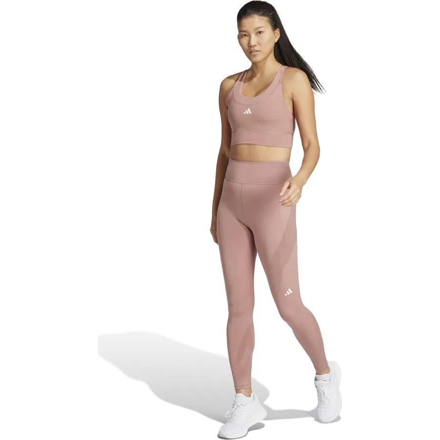 Женские леггинсы 7/8 с длиной до щиколотки adidas Otr 7/8 L Warcl, Бежевый — фото 3