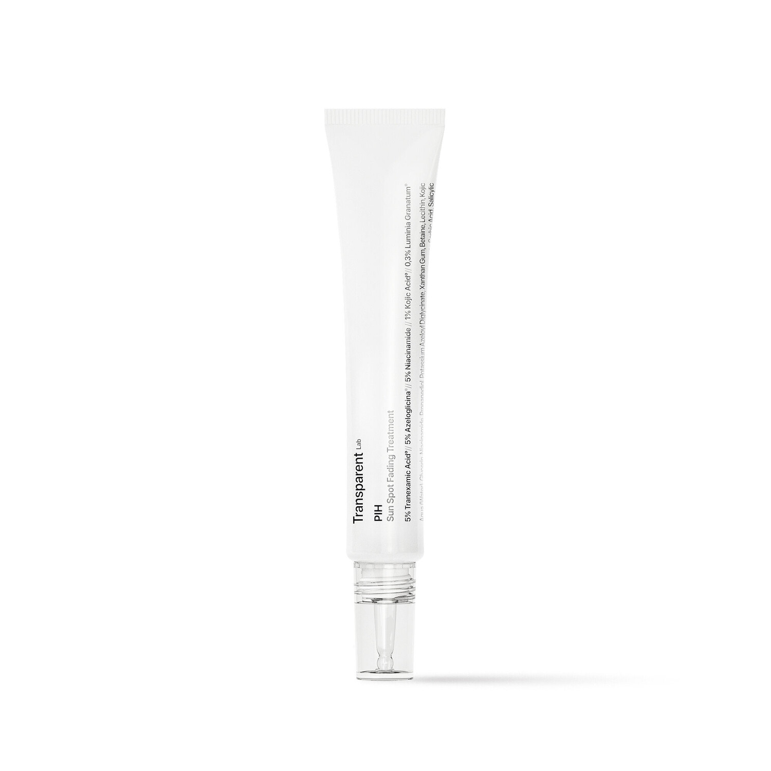 

Transparent Lab P.I.H. Sun Spot Fading Treatment гель для лица, осветляющий обесцвечивание, связанное с гиперпродукцией меланина, 30 мл