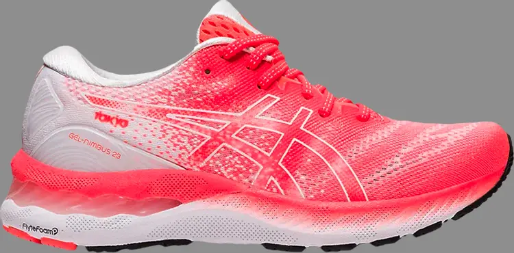 Кроссовки wmns gel nimbus 23 'tokyo' Asics, красный — фото 2