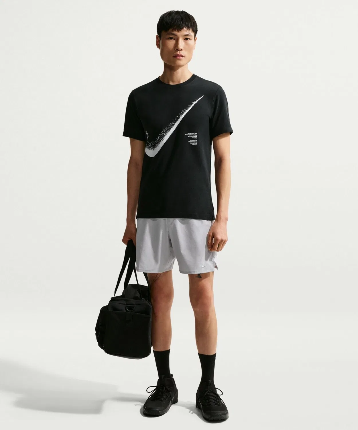 Мужская футболка с коротким рукавом и принтом DF STD HBR NIKE, Sax Blue — фото 3