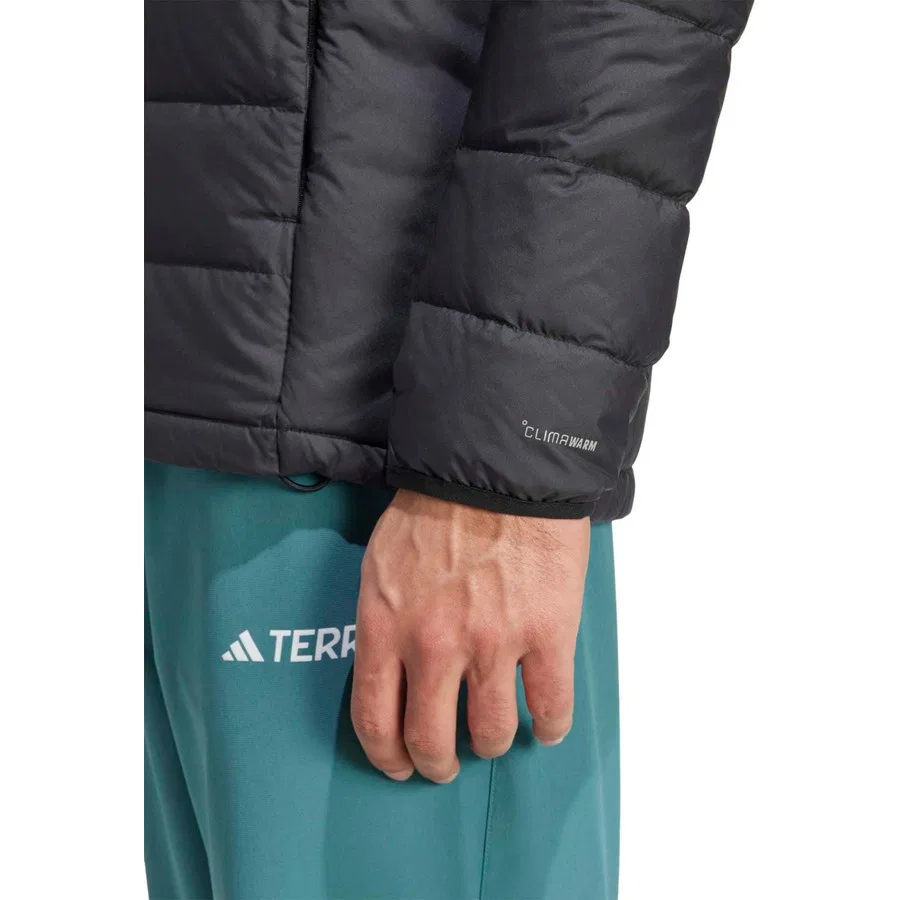 Мужская куртка для бега и ходьбы с длинным рукавом adidas, Черный — фото 4