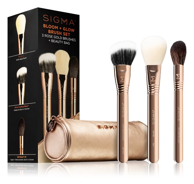 

Набор кистей с футляром Sigma Beauty Bloom + Glow Brush Set