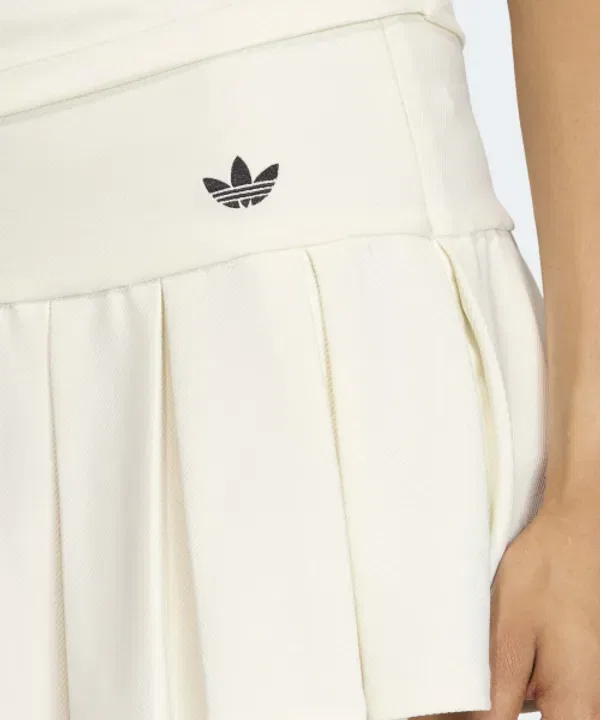 Юбка спортивная мини, Adidas, белый — фото 3