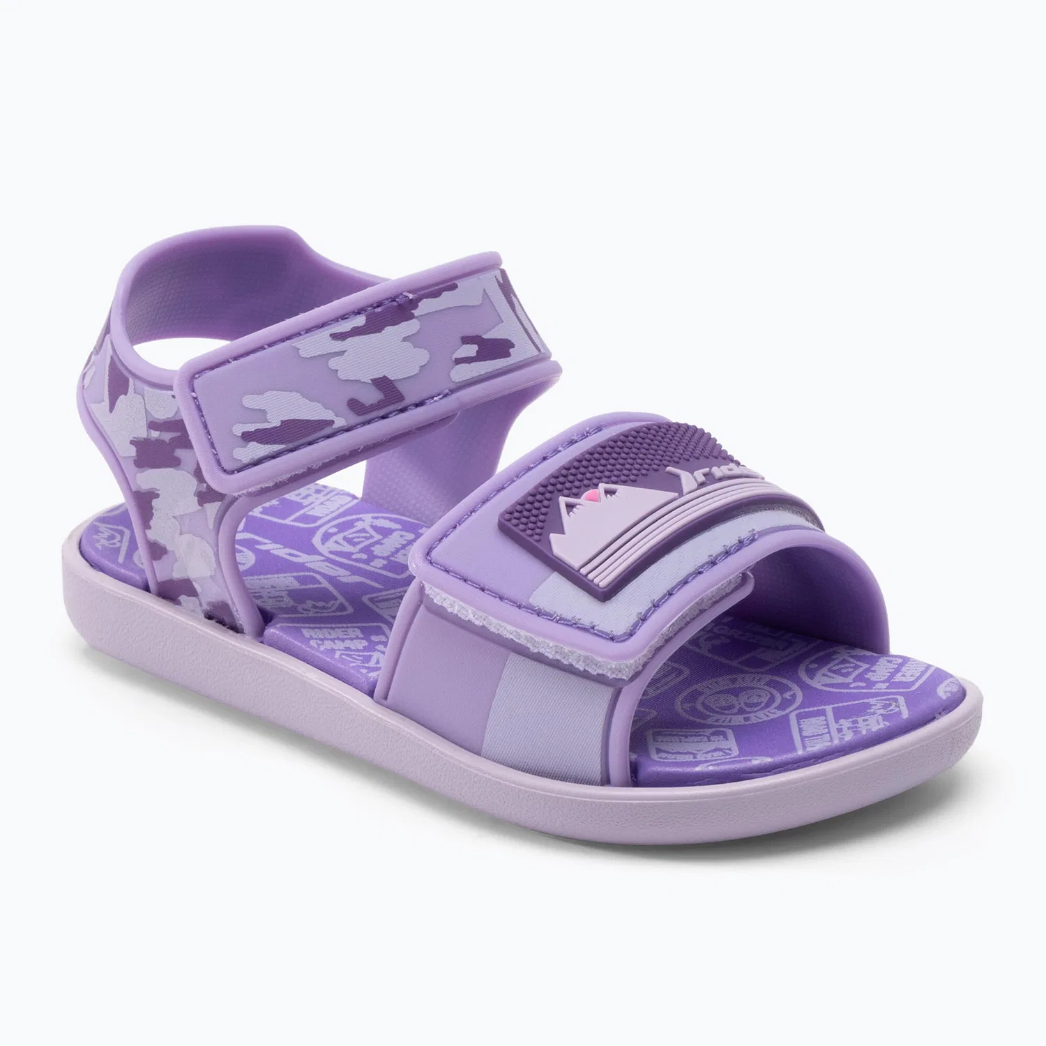 Детские сандалии с принтом Rt I Papete Baby Rider, Konigliches Lila