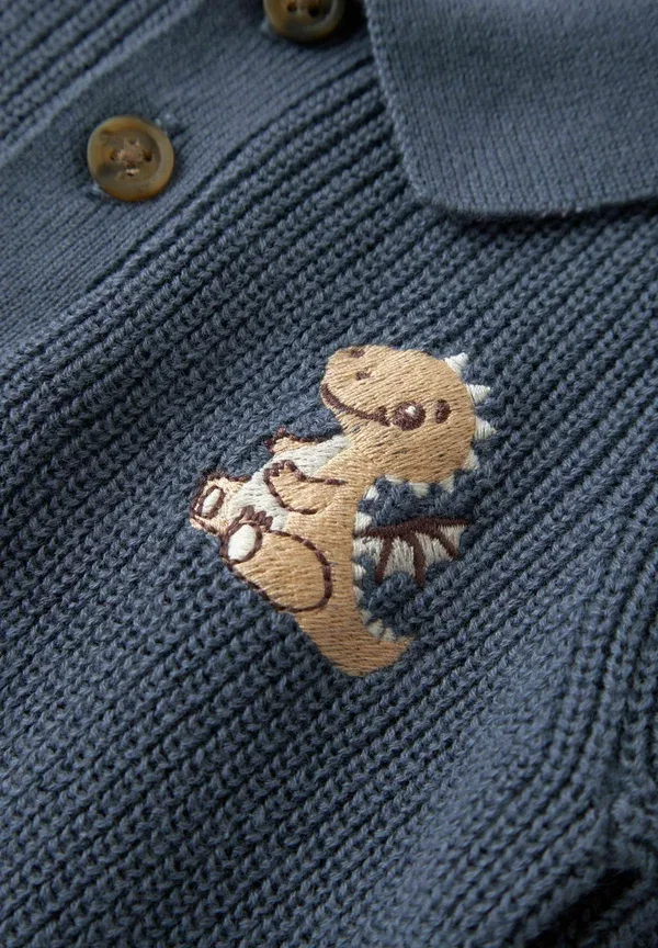 Джемпер с динозаврами Jumper Name It, vintage indigo, индиго — фото 3