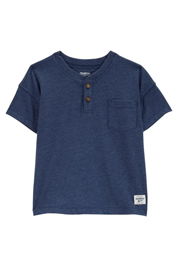 Детская футболка для мальчиков хлопковая Oshkosh, Navy Blue