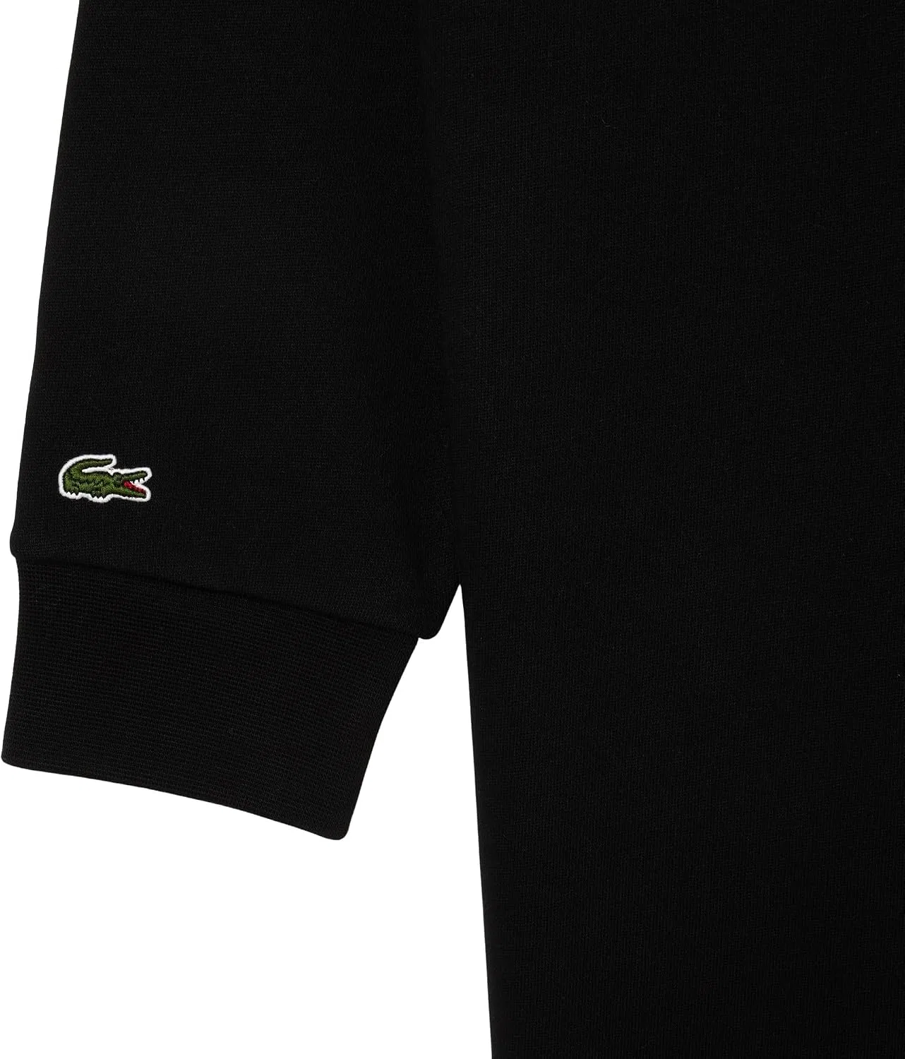 Платье-свитшот Lacoste Black оверсайз — фото 4