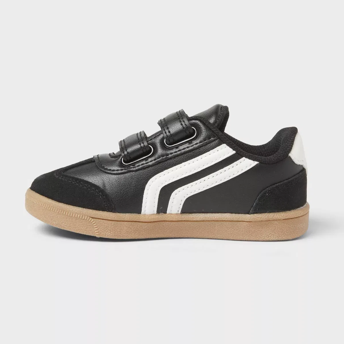 Детские кроссовки для девочек ретро-стиль Dakota Retro Court Sneakers Cat & Jack, Black — фото 2