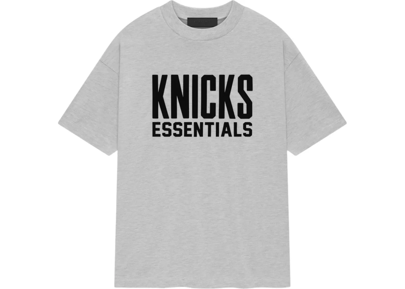 Мужская футболка с принтом Essentials Knicks Fear of God, Light Heather