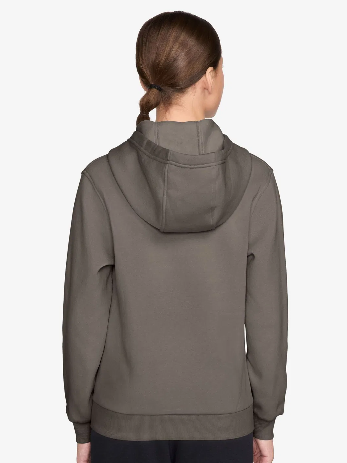 Худи Nike Sportswear Club Fleece на молнии, Stone Grey — фото 2