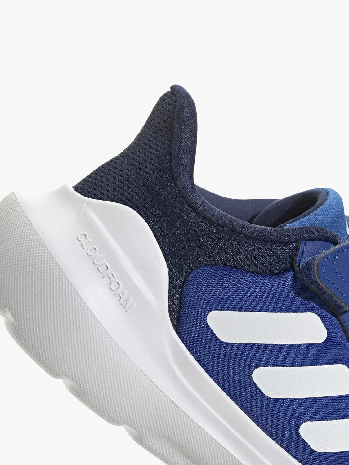 Детские полуботинки на шнуровке и липучке Adidas, синий — фото 4
