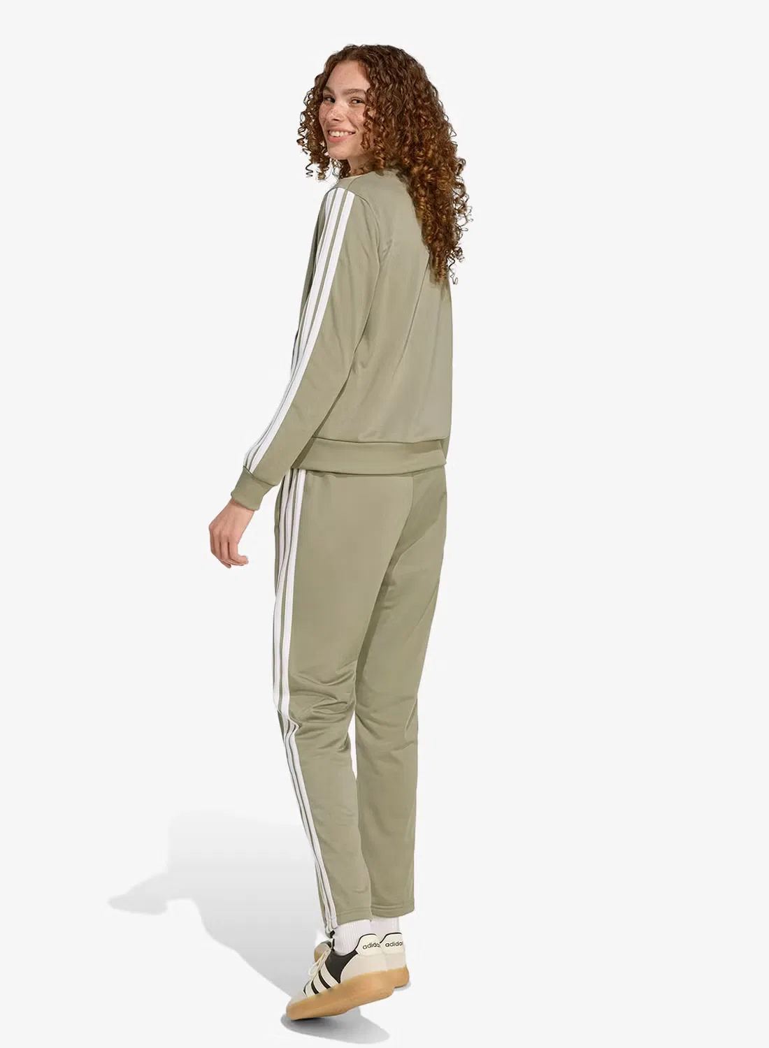 Спортивный костюм из трикотажа Dayready Adidas, серебристый — фото 2