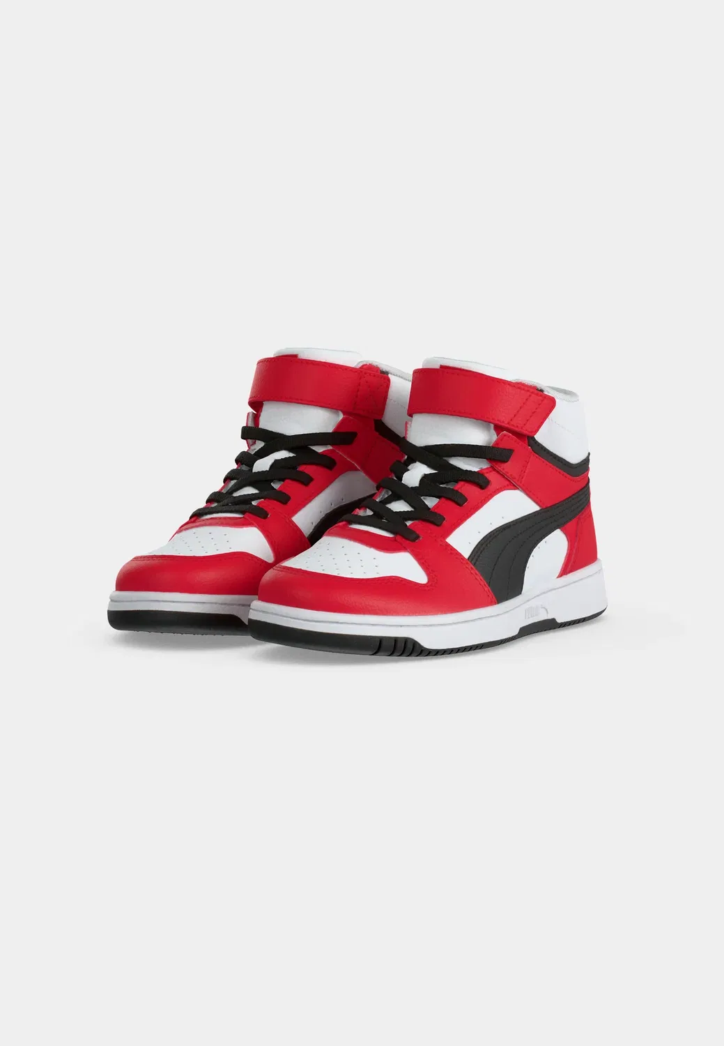Rebound slam mid unisex - высокие кроссовки Puma, Red/Black/White — фото 3