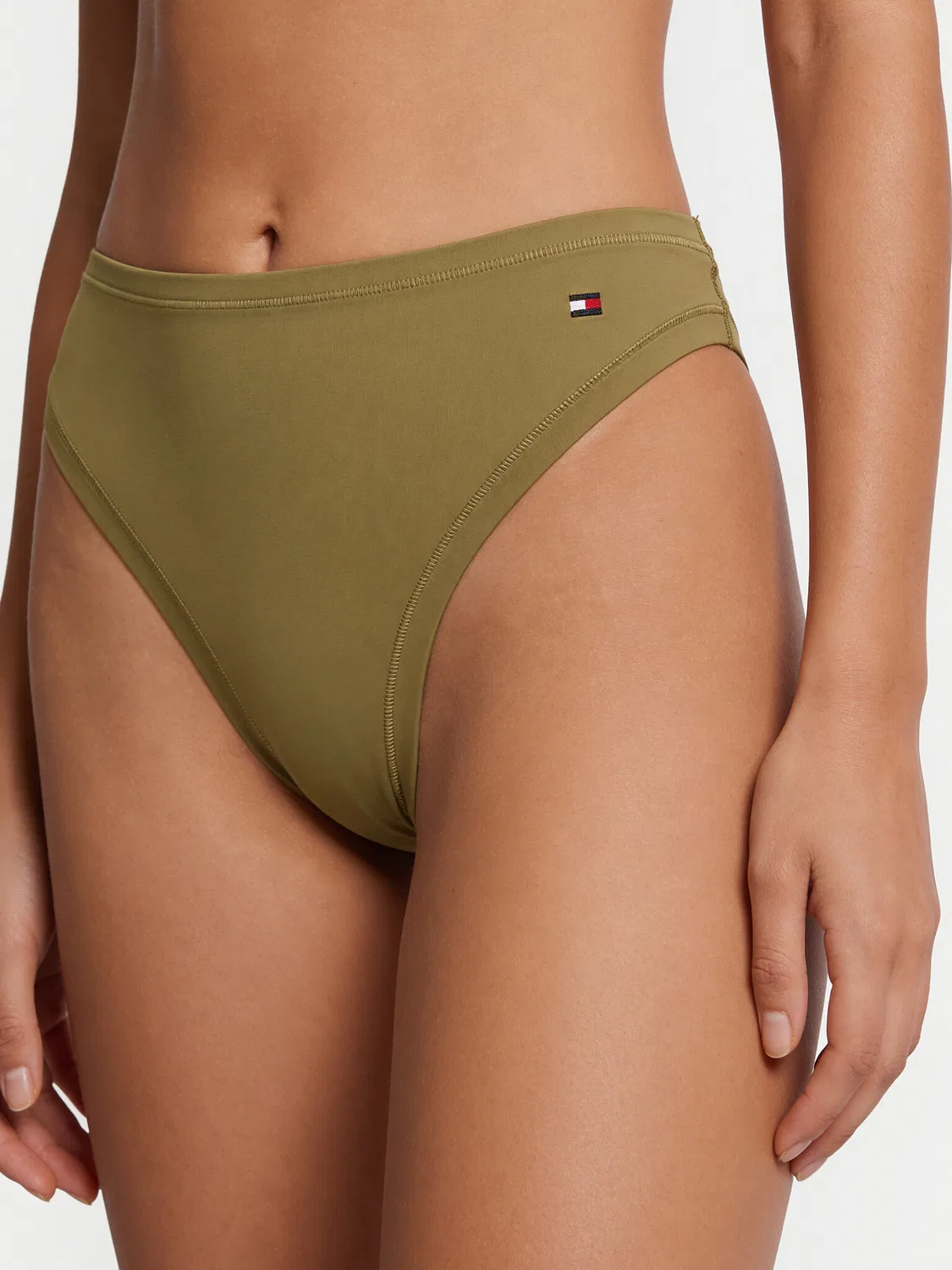 Женские классические женские трусики Tommy Hilfiger, хаки — фото 4