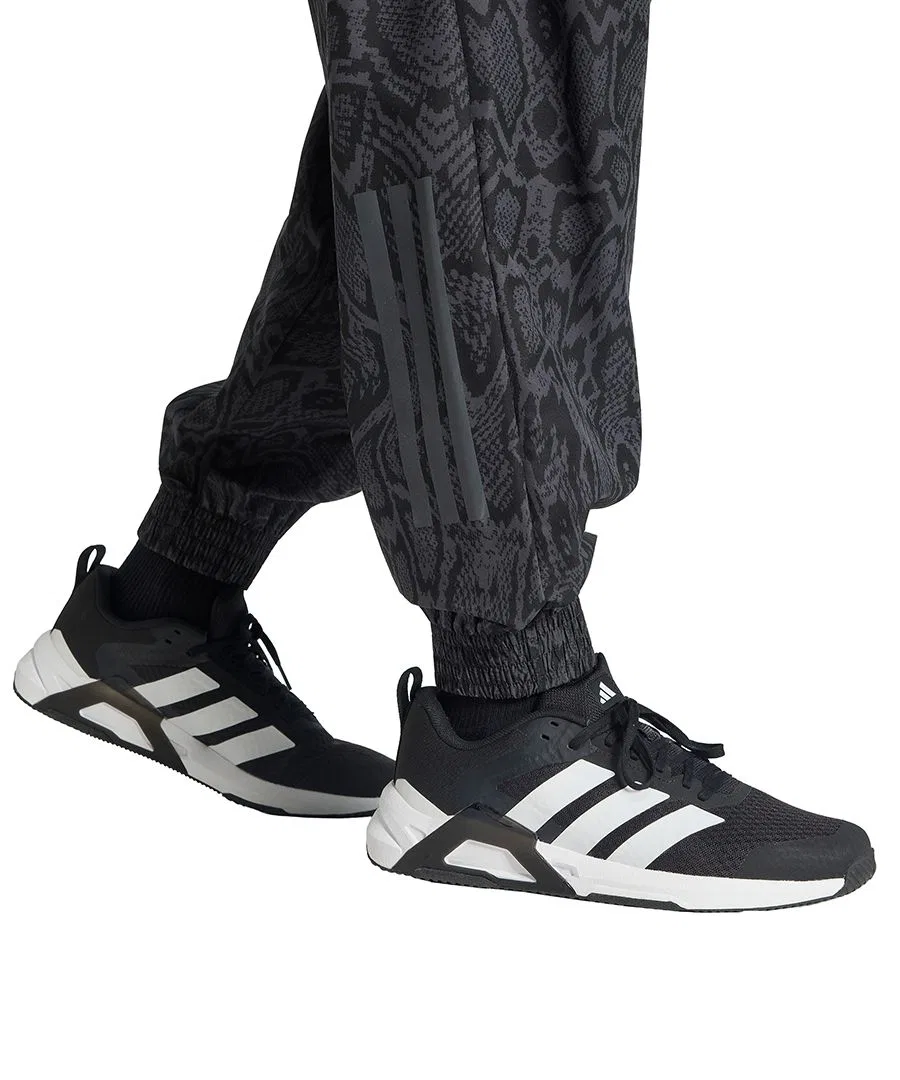 Спортивные брюки с принтом Power Allover Print adidas, Carbon — фото 3