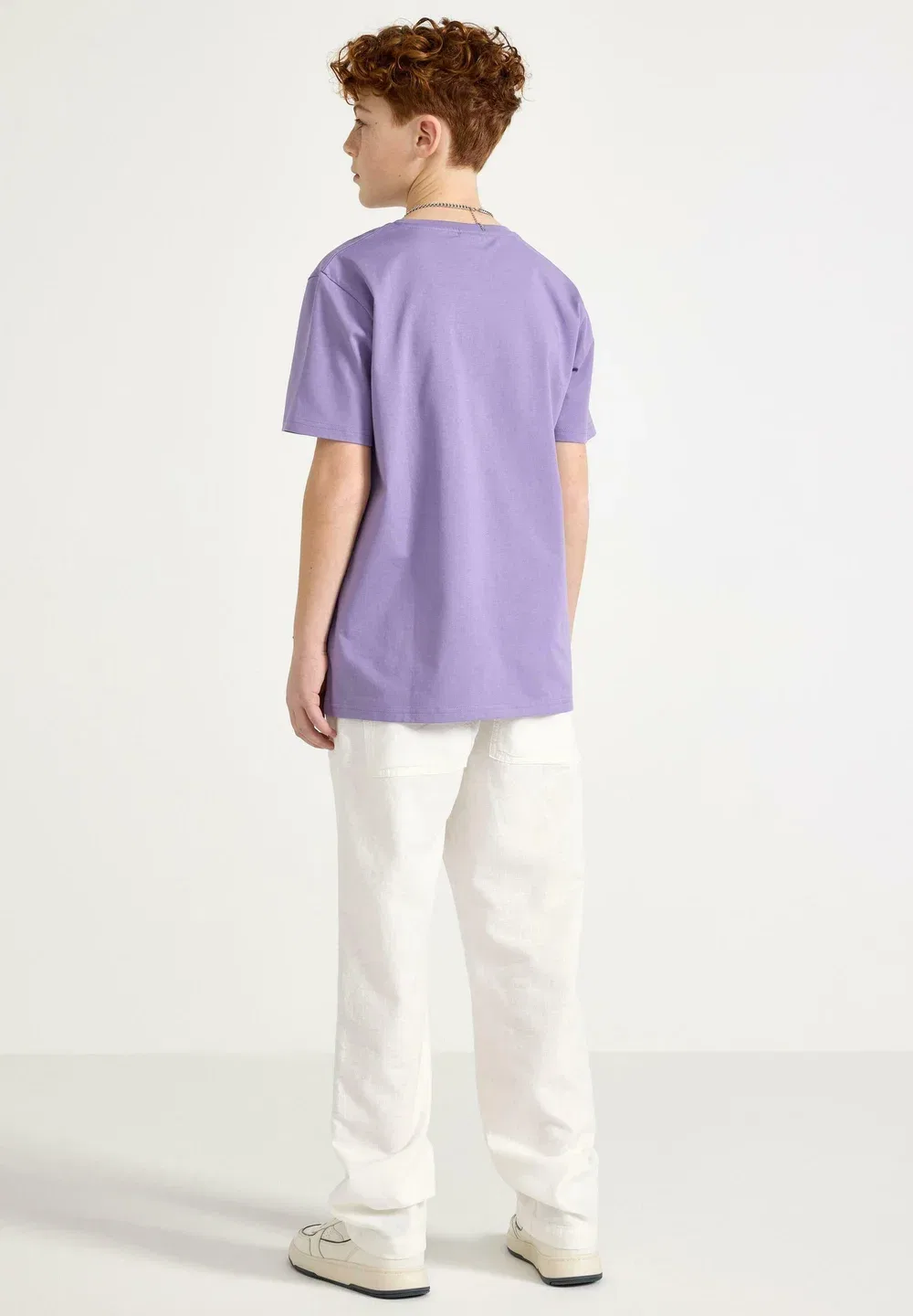Брюки из смешанного волокна Lindex, Off White — фото 2