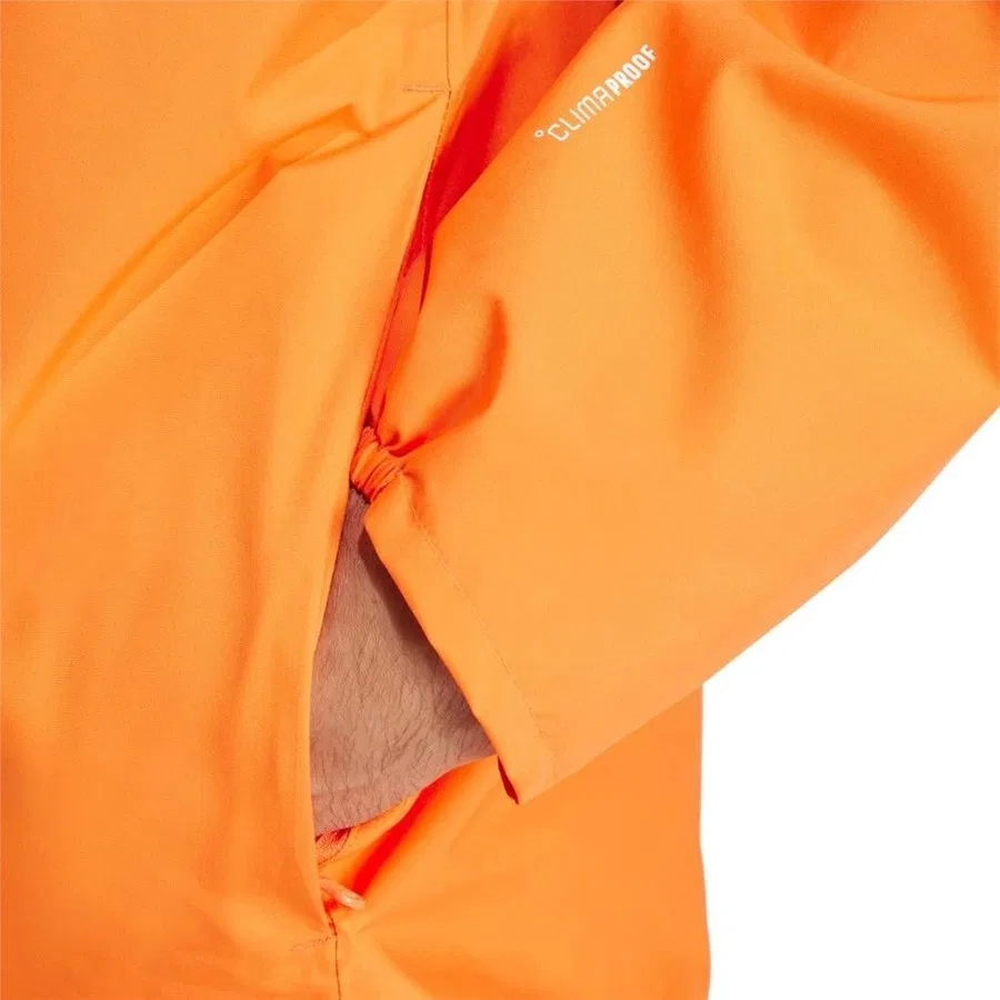 Куртка с капюшоном и ветрозащитной мембраной MT ESS 2L R JKT JM8696 adidas, Оранжевый — фото 4
